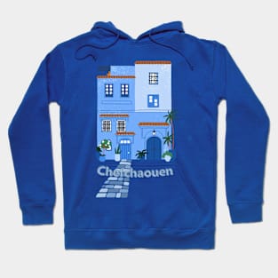 chefchaouen Morocco blue city morocco Hoodie